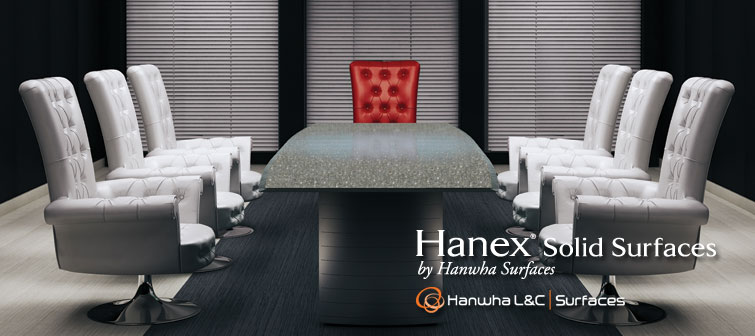 Hanex Solid Surfaces conference table